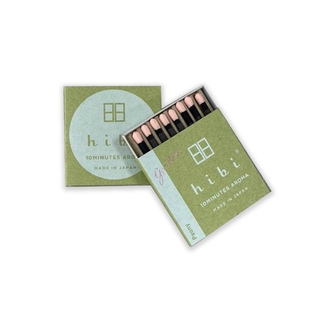 Hibi - Box of 8 Incense Matches: Lemongrass