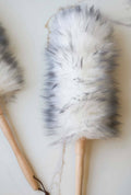 100% Wool Duster with Wooden Handle