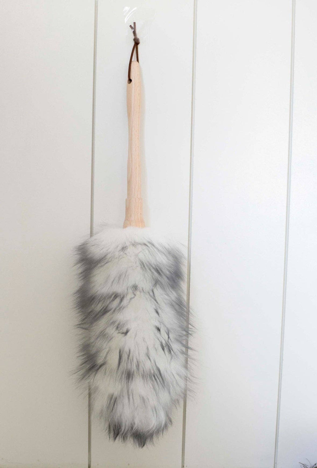 100% Wool Duster with Wooden Handle