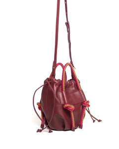 Mecha Mendez Handbag - Irupe Medium - Burgundy
