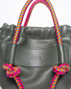 Mecha Mendez Handbag - Irupe Medium - Forest Green