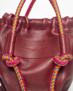 Mecha Mendez Handbag - Irupe Medium - Burgundy