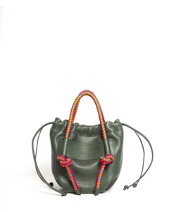 Mecha Mendez Handbag - Irupe Medium - Forest Green