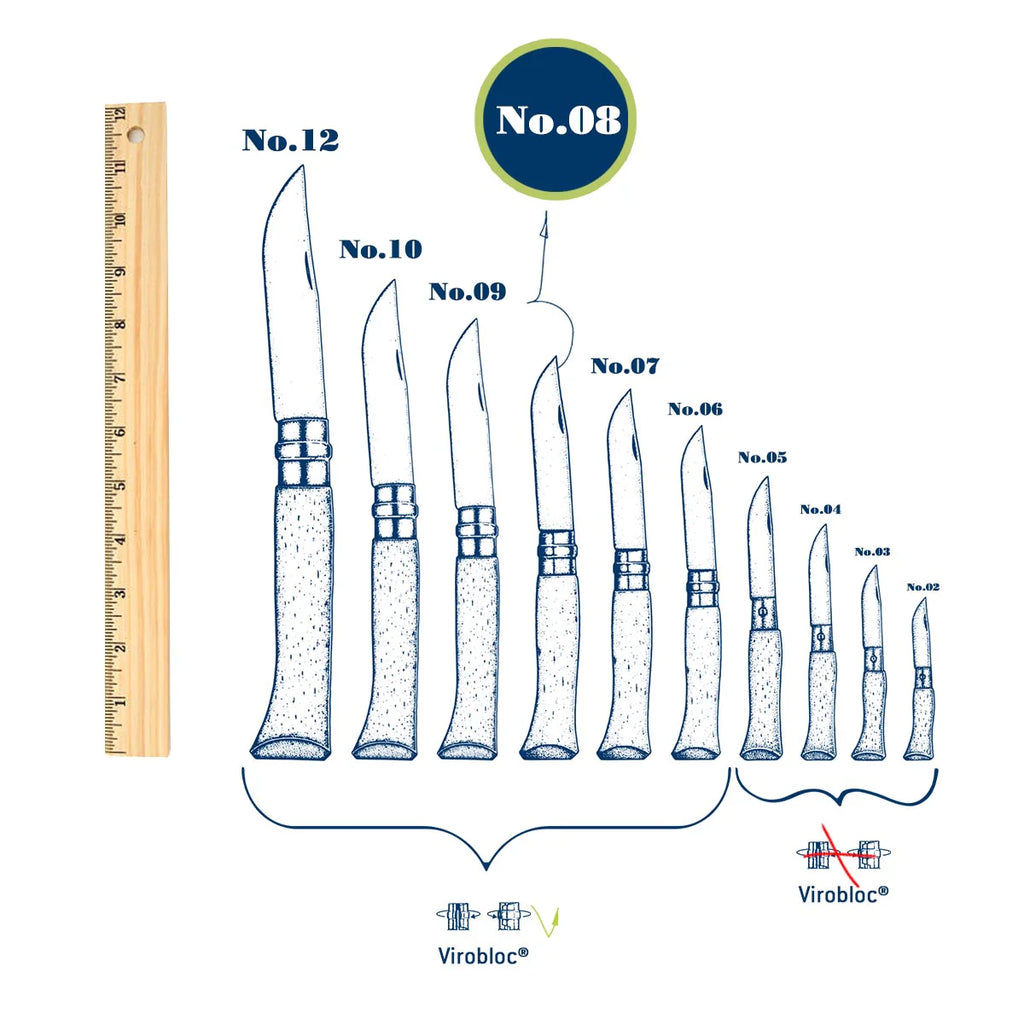 Opinel - No 8 - Stainless Folding Knife