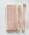 Loose Weave Cotton Ribbon - 10 yds - Wooden Paddle