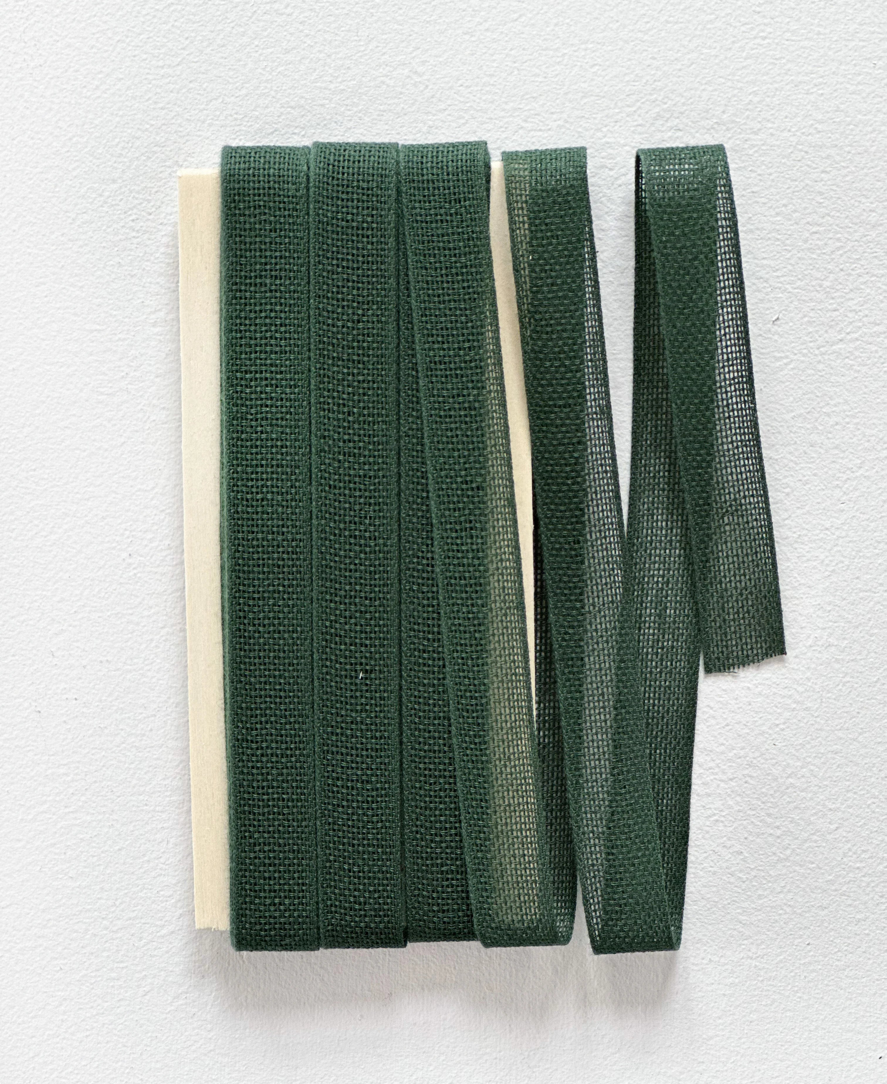 Loose Weave Cotton Ribbon - 10 yds - Wooden Paddle