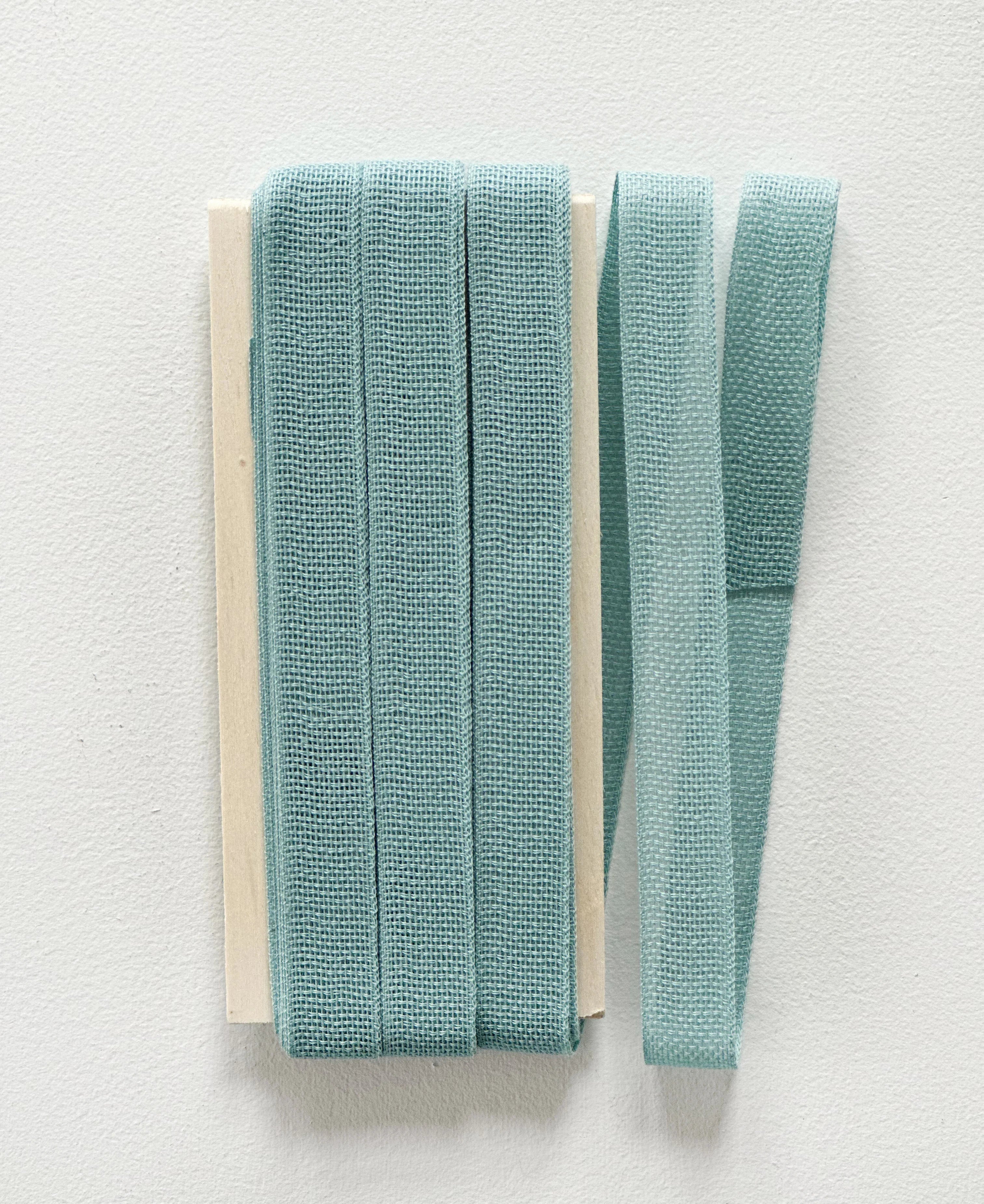 Loose Weave Cotton Ribbon - 10 yds - Wooden Paddle