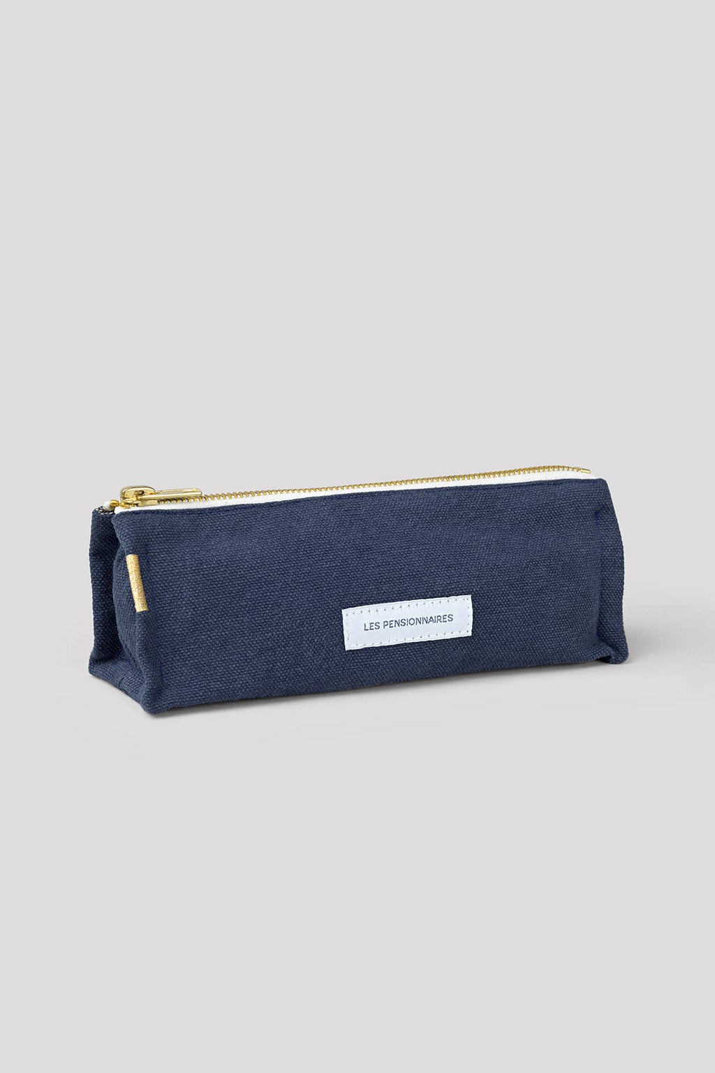 Organic Cotton Canvas Pencil Case Storm Blue