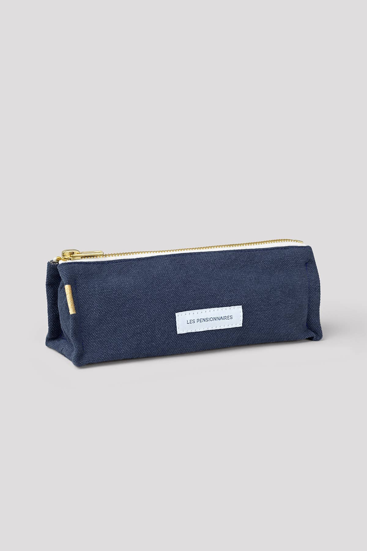 Organic Cotton Canvas Pencil Case Storm Blue