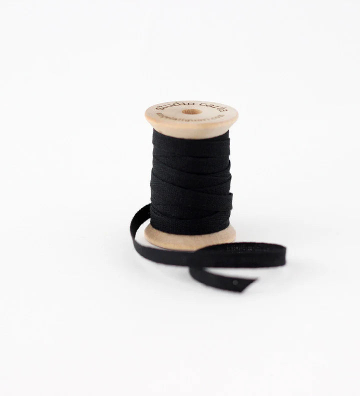 Cotton Ribbon - Wood Spool - 5 Yards