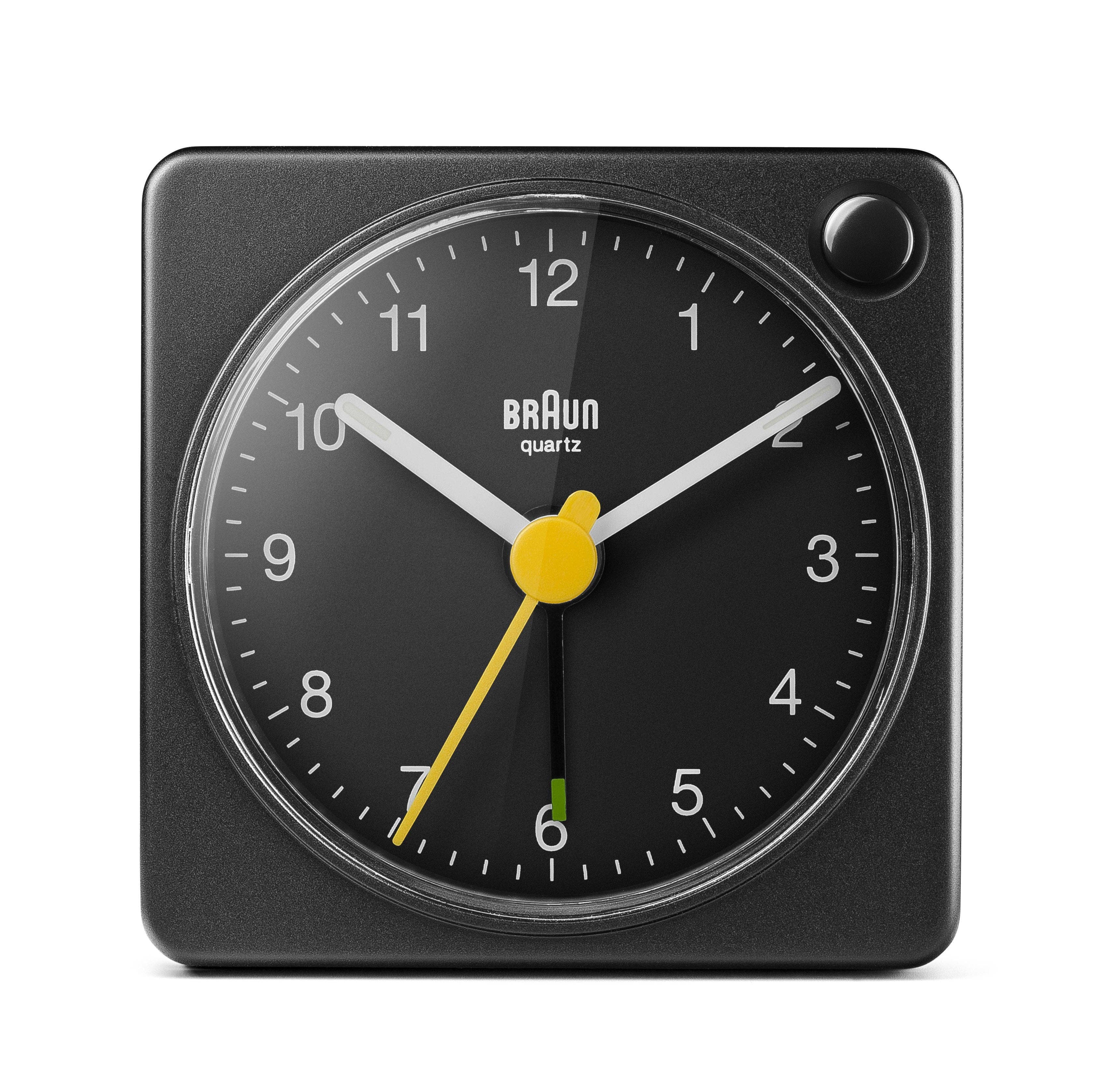 Travel Alarm Clock - Black