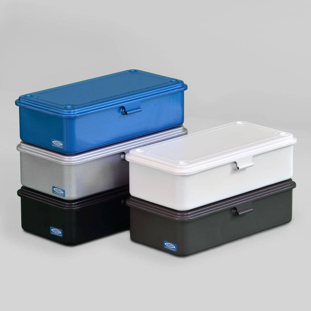 Steel Stackable Storage Box T-190 - Silver