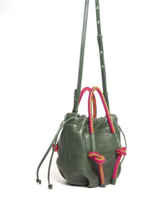 Mecha Mendez Handbag - Irupe Medium - Forest Green