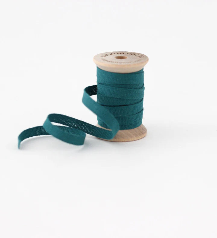Cotton Ribbon - Wood Spool - 5 Yards
