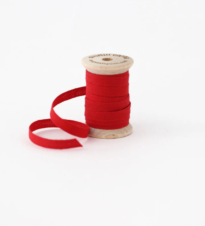 Cotton Ribbon - Wood Spool - 5 Yards